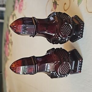 Avon Ruby Cape Cod Salt& Pepper. Sold as set of 2